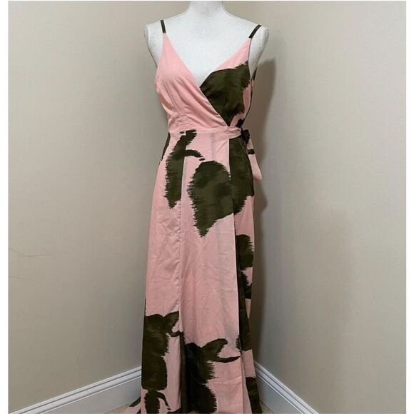 Anthropologie x Hutch Printed Wrap Maxi Dress Size 2XL - Picture 5 of 9